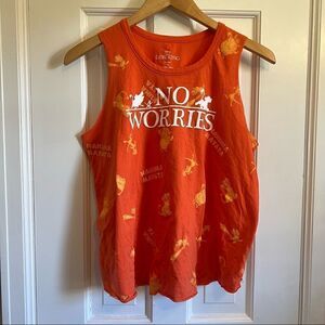 🦁 The Lion king orange tank top